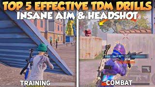 Highly Effective 5+1 TDM Drills for Insane Aim & Headshots  | BGMI/PUBG MOBILE