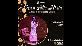 Arabic Open Mic Night | 12th February 2025