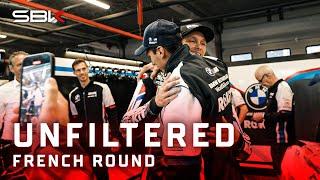 UNFILTERED: Toprak’s FP2 crash BTS, Van der Mark’s first win in 1070 days | 2024 #FrenchWorldSBK 