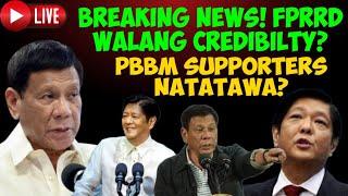 BREAKING NEWS! FPRRD WALANG CREDIBILITY? PBBM SUPPORTERS NATATAWA? #MAKI INTEL TV