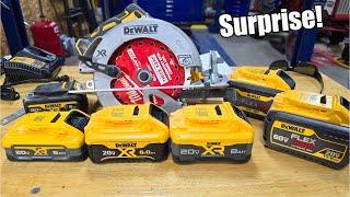 DEWALT 20V XR POWERPACK 8 Ah Battery Testing #dewalt #dewalttough