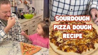 The BEST Sourdough Pizza Dough Recipe | Using 100% Milled Flour | Easy on the Gut