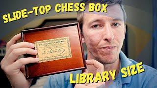 Library Size Slide-Top Chess Box - House of Staunton - Looking At Several Chess Storage Options