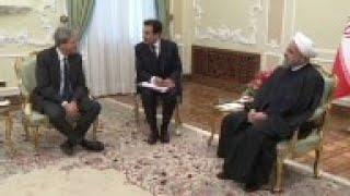 FM Gentiloni meets President Rouhani