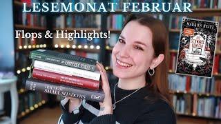 Lesemonat Februar| 5 SEHR unterschiedliche Bücher samt Flop| Horror, Philosophie, Fantasy etc.