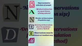 What is random sampling method? #shorts #economics #statisticsforeconomics #acronyms #classxi