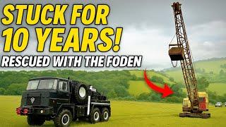 STUCK FOR A DECADE – We Recovered This Dragline with a Foden Wrecker
