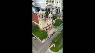 Drone Footage of Corpus Christi, TX Cathedral