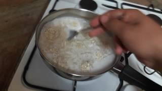 How to cook an oatmeal with milk ?