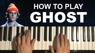 Justin Bieber - Ghost (Piano Tutorial Lesson)