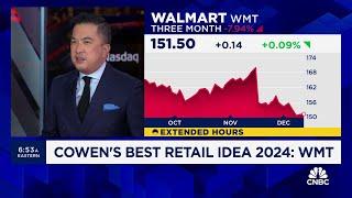 TD Cowen's Oliver Chen on best retail idea in 2024: Walmart 'is our best stock overall'