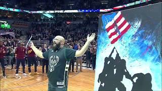 Joe Everson Paints The National Anthem