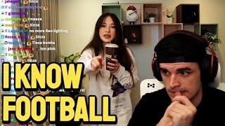 Tina Shows Corpse and Foolish she is Actually a Big Football Fan