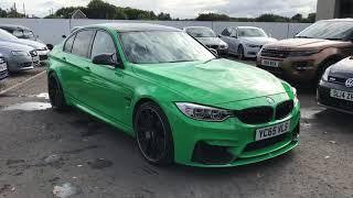 Rare Ferrari Signal Green BMW F80 M3. Akrapovic Exhaust Clip. Owned By Top Gear Chris Harris