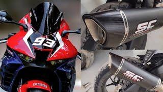 2022 HONDA CBR 1000RR-R SP SC PROJECT SC1R Exhaust Sound | With DB Killer vs Removed DB Killer