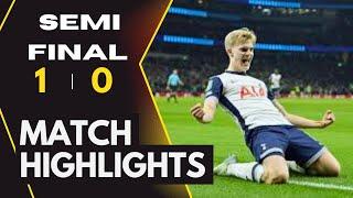 "Tottenham Hotspur 1-0 Liverpool | Carabao Cup Highlights | Bergvall settles semi-final first leg