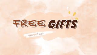 FREE GIFTS | November 2024 | Second Life