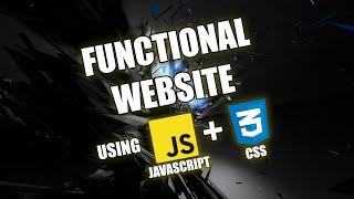 CREATE A FUNCTIONAL WEBSITE USING JavaScript | GitHub Pages Tutorial #2