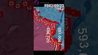 Battle of Stalingrad using Google Earth Remastered