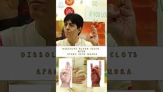 dissolve blood clots with apana vayu mudra