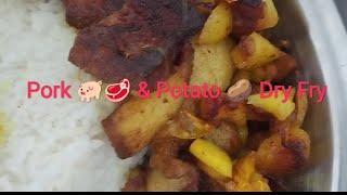Pork  & Potato  Dry Fry | Biswajit Das | #cooking #porkrecipe #pork #cookingvideo #dryfry #cook