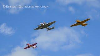 Ramp Rat Reunion 2020 | YAK-50, Beech 18 and Harvard Formation Flight