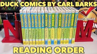 A comprehensive look at the reading order of Duck Comics by Carl Barks!