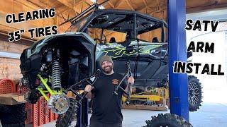 Kawasaki KRX SuperATV A-Arm Install & Review | Clear Bigger Tires