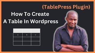 How To Add A Table in WordPress using Tablepress Plugin