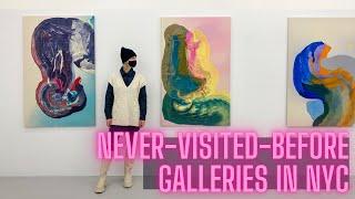 Never-Visited-Before galleries in NYC