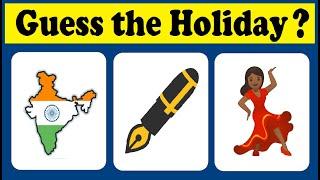 Guess the Holiday-part 3 | Brainteasers | Riddles with answers | Puzzle game | Timepass Colony