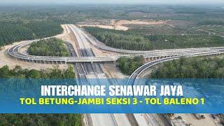 Terkini! Progress Interchange Senawar Jaya, Tol Baleno 1 | Drone View 25 Agustus 2024