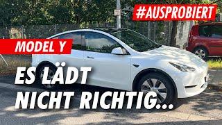 LADEHEMMUNG ️ Neues Model Y lädt nicht richtig