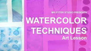 Watercolor Techniques for Kids