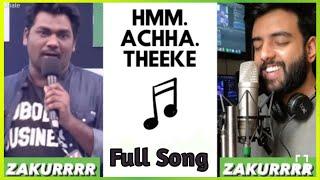 Hmm Acha Theek hai | Zarurr | Zakir Khan| Dialogue With Beats| Kahi Aur |Rvcj Video| Stand up Comedy