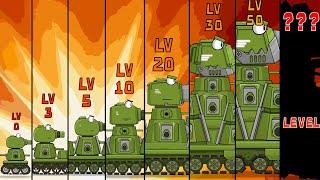 Leveling mega KV-44 baru: Kartun tentang tank