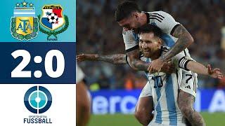 800. Karrieretor für Messi! Erster Auftritt des Weltmeisters nach Titelgewinn | Argentinien - Panama