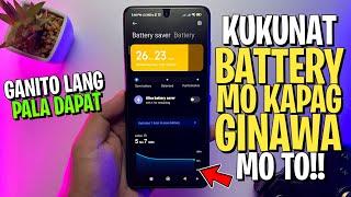 KUKUNAT BATTERY Mo Kapag BINAGO Mo Yong Mga SETTINGS Nato Sa Device Mo!!