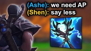 When the #1 Shen's team needs AP... *25.0 KDA CARRY*