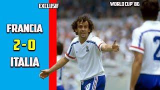 Italy vs France 0 - 2 Best Moments Round Of 16  World Cup 86 High Quality