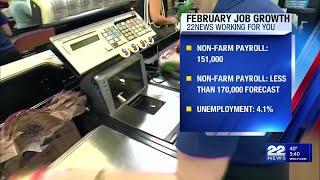 U.S. employers add 151,000 jobs in February