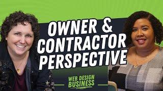 Scaling A Web Design Business (owner and contractor point of view) with Sandy Burns and Alexis Myers