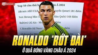 RONALDO “RỚT ĐÀI” Ở QBV CHÂU Á 2024: GHI NHIỀU BÀN ĐỂ THUA CẦU THỦ VÔ DANH!