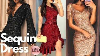 Sequin Party Dress | Shimmer Dress Designs | Latest Fashion Design | LFD