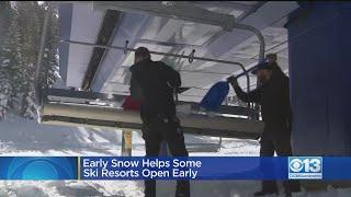 More Sierra Ski Resorts Opening Early After Snow