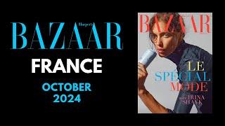 HARPER'S BAZAAR FRANCE OCTOBER 2024 | Irina Shayk | Magazine Flip Through | Glossy Magazine Heaven