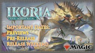 MTG Ikoria Lair of Behemoths Preview and PreRelease Dates