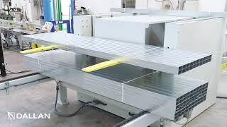 Roll forming machine for drywall sheet metal profiles with in-line packaging system