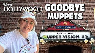 Hollywood Studios Vlog: Saying Goodbye to Muppets Courtyard - Monstropolis Update