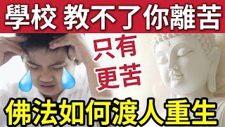 #佛禪 學校沒教好！還人推向「另一個地獄」佛法如何渡人重生？頓悟人生！看破「顛倒夢想世界」